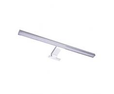 Onli Applique per Specchio con LED Integrato. 5.5W, 50cm x 11 x h4cm, Cromo, 50 cm