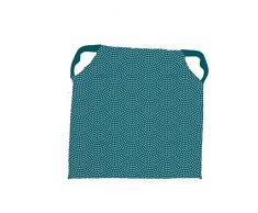 Soleil docre - Cuscino per Sedia, in Poliestere, 40 x 40 cm, Colore: Blu