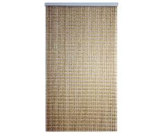 Estoronline Tenda con Perline, polistirolo 100x90x210 cm Vetro