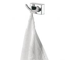 Tiger Gancio Appendiabiti portasciugamani, Metallo, Cromo, 4.7Â x 6.9Â x 4Â cm