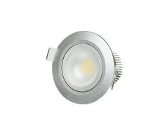 Vivida - Alys Faretti Incasso Tondo Cob Led Orientabile Grigio 3000K 3W