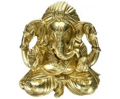 Ganesha Art Work indÃ¹ Decal Religiosi Regali Indiano Arredamento in Ottone Statua 22,9Â cm -2,37Â kg