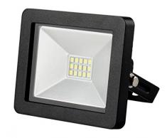 Solight a +, Applique LED esterno slim, temperatura luce 3000Â K, Nero, Alluminio, Nero, Alluminio, black 10 wattsW 230 voltsV
