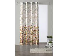 Martina Home Tenda con Occhielli Stampato Jazmin Misura 140Â x 260Â cm