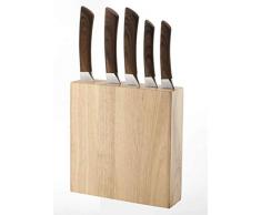 La Cuisine DALBERT 999909 - Ceppo con 5 coltelli Hunter