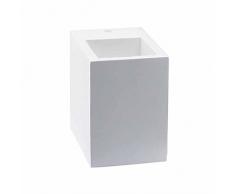 Portafaretto da Soffitto Quadrato in Gesso per Lampade G9