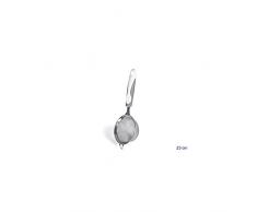 Home Colino con Manico Antiscivolo, 7 cm, Acciaio Inossidabile, Bianco/Grigio, 8x4x35 cm
