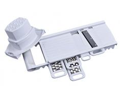 Alpina 871125295450 Grattugia Multifunzione, Acciaio Inossidabile, Bianco, 31,5 x 11 x 4,3 cm