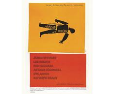 onthewall Anatomia di Un omicidio Alfred Hitchcok Movie Film 30Â x 40Â cm Poster Stampa Artistica