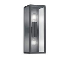 Trio Leuchten Garonne Lampada da Parete per Esterni, Antracite