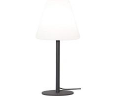 Star Gardenlight - Lampada da giardino in metallo, 60 x 28 cm, colore: Bianco/Grigio