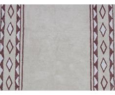 Aratextil Indiana Tappeto, Cotone, Beige, 120Â x 160Â cm