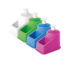 JUYPAL Singolo Dispenser di Sapone e Utility Tray, Assortiti, Confezione da 16