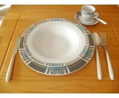 Today Home TL15-11 Servizio Piatti 19 Pezzi, 6 Tazzine Caffe con P