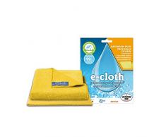 Polti EBP E-Cloth Kit 2 Panni in Microfibra per la Pulizia del Bagno, Super Assorbenti, Lavabili in Lavatrice 90°, Pulizia senza Sostanze Chimiche, Rimuove Sporco e Calcare senza Lasciare Aloni, Giallo