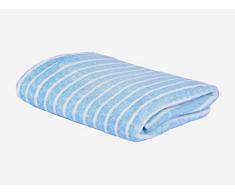 MI CASA - Plaid in Pile, 150 x 200 cm, Colore: Celeste