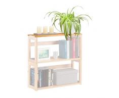 Relaxdays - Mensola in bambÃ¹, Coperchio o Chiusura per scaffali Fai da Te, Stabile e Robusta, 60 x 20 cm, Colore Naturale, 1,5 x 60 x 20 cm