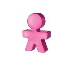 Alessi Girotondo AKK86 P Lampada da Tavolo LED di Design, Resina Termoplastica, Rosa, 14 x 4.5 x 20 cm, 1 UnitÃ 