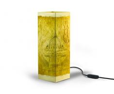 W-Lamp Wl664Shd Citta Del Vaticano Lampada Arredo, Carta, Crema, 11 X 11 X 32 cm