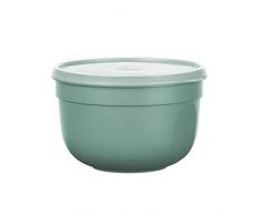 Emsa N1081400 Superline - Contenitore salvafreschezza in plastica (PP), 19,5 x 19,5 x 12,7 cm, Colore: Verde Polvere
