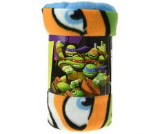 ASAB Bambini Fumetto a Tema Snug Viaggio Coperta da Picnic in Pile Morbido Peluche Grande Divano Letto 100Â x 150Â cmÂ âÂ Ideale per carrozzine copridivanoÂ âÂ Turtles