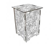 Werkhaus Sgabello, MDF, Multicolore, 41 cm