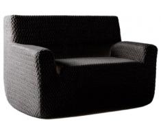 Comptoir du linge polo1plnoir - Copripoltrona espansibile in 2 direzioni, colore: Nero, tessuto