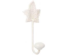 Better & Best - Appendiabiti a Lama, Colore: Bianco, Dimensioni: 6 x 5 x 15 cm, Materiale: Metallo, Nero, Taglia Unica