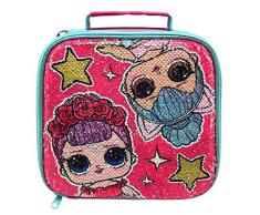 LOL Surprise - Borsa Porta Pranzo, in Poliestere 600D, Multicolore, Taglia Unica