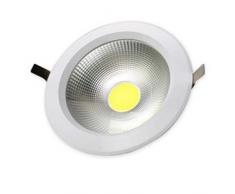 V-TAC, Faretto LED da incasso, rotondo, 6000 K, 230 V, 120 gradi, 10 Watt