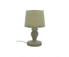 Zons Lampada da Tavolo Ceramica Opaca 4Â Colori D15Â X h30Â cm Verde