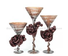Shatchi 3Â Porta Candela Vaso Decorativo centrotavola Natale Matrimonio Decorazioni per la casa