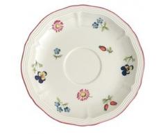 Villeroy & Boch Petite Fleur Piattino per Tazza da Brodo, 17 cm, Porcellana Premium, Multicolore