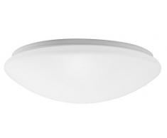 ROLUX DF 7012Â NW A +, lampada led da soffitto e da parete 230Â V/rotondo, Plastica, 12Â W, Bianco, 28Â x 28Â x 9,5Â cm