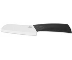 Officine Standard Coltello santoku Lama Ceramica 12,5 Utensili da Cucina, Nero