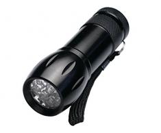 Avalva 5707 N torcia elettrica, alluminio, nero