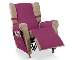 Bartali Copre Poltrona Relax GEA, 42% Cotone, 58% Poliestere, Fucsia, 1Â Piazza