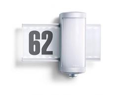 Steinel L 625 - Lampada da esterni a LED, in alluminio, 10 W, colore: Argento