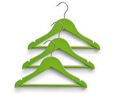 Zeller appendiabiti, legno, verde, 30.5Â x 19Â x 3.5Â cm, Legno, verde, 30.5 x 19 x 3.5 cm