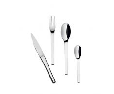 Degrenne 228660Â Set 50Â Pezzi monoblocco Lama Sega N. 2, Acciaio Inox, Argento, 56,5Â x 37,5Â x 9,5Â cm