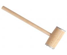 Home BattiCarne, Legno Teste in Alluminio, 32 cm