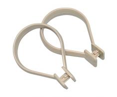 Sealskin Anelli per Tenda da Doccia, Jazmin, 3Â x 4.7Â x 6.6Â cm