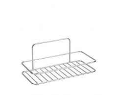 Metaltex Reflex Chrome mensola Rettangolare, Filo Ferro, Cromo, 26x13x11