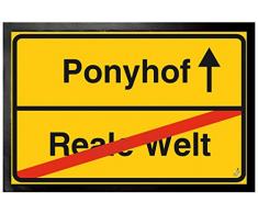 1art1 99641 - Zerbino, Motivo: Ponyhof, 60 x 40 cm