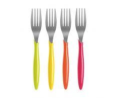 ZAK BBQ 2166-0720 - Set di 4 forchette Hot Pop, 19,5 cm