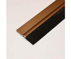 Paraspifferi In Lana Vergine Per Porte - 100 Cm, Marrone, Risparmio Energetico