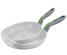 Lagostina Cucina Leggera Vitamin Set di padelle, Alluminio, Grigio