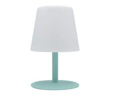 Lumisky Mint da tavolo da giardino, luce bianca, senza fili, con batteria Standy Mini Rock a LED, 26 cm, ABS Acciaio, verde, 15x15xH26, 2
