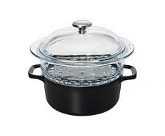 Chasseur Vaporiera, Ghisa, Ghisa, Nero, 30.2 x 28.4 x 21.8 cm