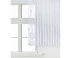 Anna Cortina 8841796L, Tendina arricciata per Finestra, con Filo di Piombo, Bianco, 295 x 750 cm